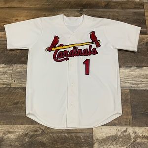 St Louis Cardinals jersey # 1 Alvarado size tag removed Stitched jersey